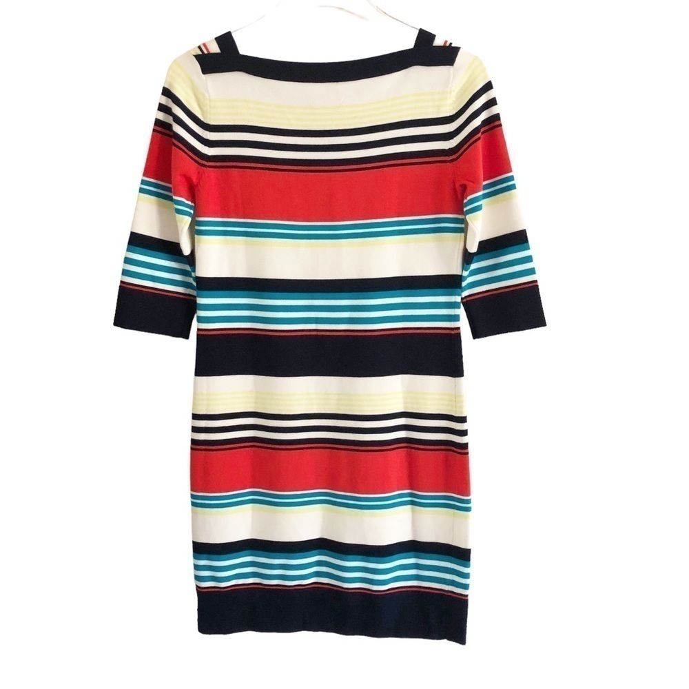 Milly Of New York Sweater Dress Multicolored Stripes Size Small